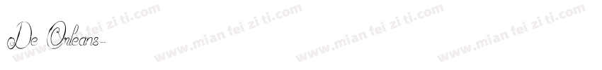 De Orleans字体转换